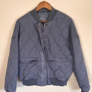 Universal thread quilted bomber jacket